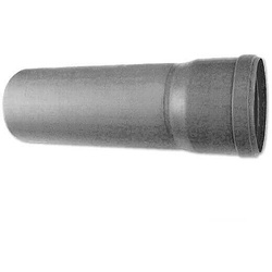 WOLF Abgasrohr Ø 80 mm aus Polypropylen bis 120° C - Länge 1.000 mm - 2651503 ** 1m/19,60 EUR