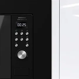 Cecotec Einbau-Mikrowellen mit Teller GrandHeat 2000 Built-in Black.