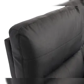 Mendler 2er Kinosessel HWC-K17, Relaxsessel Fernsehsessel Sofa, Nosagfederung Getränkehalter Fach ~ Kunstleder schwarz