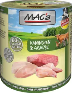 Mac's Dog Kaninchen und Gemüse 800g