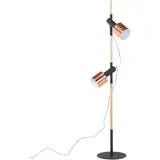 Beliani Owens 125 cm Schwarz