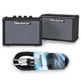 Blackstar Blackstar Fly 3 Bass Stereo Pack Mini-Verstärker-Set mit Klinkenkabel Verstärker (Anzahl Kanäle: 2) schwarz