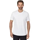 TRIGEMA T-Shirt "TRIGEMA T-Shirt aus 100% Biobaumwolle", Herren, Gr. L, weiß (weiß, c2c), 100% Baumwolle (Bio-Baumwolle kbA), Basic, Shirts T-Shirt