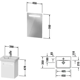 Duravit No.1 5-tlg. Graphit Matt