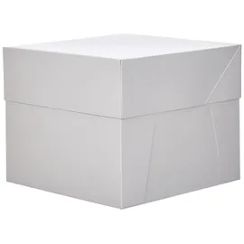 Decora 0339481 DECORA TORTENKARTON MIT DECKEL 30,5X30,5X25 CM, 30.5 x 30.5 x 25 cm