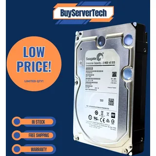 Seagate ST8000NM0105 interne Festplatte 8TB (8,9 cm (3,5 Zoll), 7200rpm, 8MB, 256MB SED, SATA)