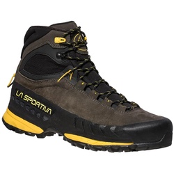 La Sportiva Wanderschuhe TX 5 GTX Nubuckleder (wasserdicht, stabil, schützend) carbongrau/gelb Herren