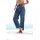 Buffalo Ankle-Jeans "in modischem Barrel-Stil", Damen, Gr. 44, N-Gr, dunkelblau washed, Denim/Jeans, Obermaterial: 92% Baumwolle, 6% Polyester, 2% Elasthan, figurumspielend knöchelfrei, Jeans, in angesagter Barrel-Form, lockeres Bein, bequem