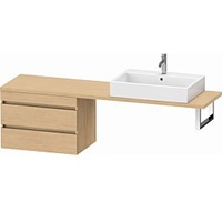 Duravit DuraStyle Waschtisch-Unterschrank DS534803030 70 x 47,8 cm, Eiche natur, für Konsole, 2 Schubkästen