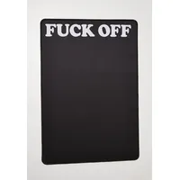 Mister Tee Fuck Off Desk Pad Other in Schwarz,