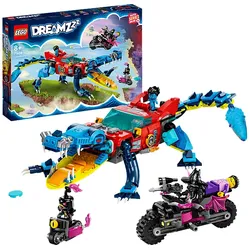 LEGO DREAMZzz 71458 Krokodilauto Bausatz, Mehrfarbig
