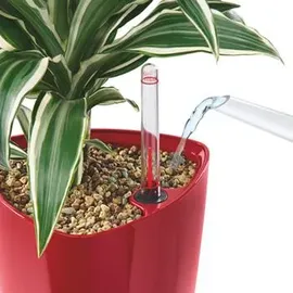 LECHUZA Delta 30 Komplettset 30 x 30 x 56 cm scarlet rot hochglanz