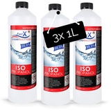 Isopropanol 99,9% Reiniger 2-Propanol Isopropylalkohol – 3x1 Liter Bundle | Hochprozentiger IPA Reinigungsalkohol für Haushalt & Elektronik | Made in Germany