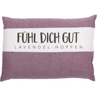 herbalind Kräuterkissen »Fühl dich gut Lavendel-Hopfenkissen 5021«, (1 tlg.), lila