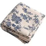 Vintage Picknickdecke, Boho-Tischdecke für Zuhause, Outdoor, Strand, Camping, Wandern, Nasses Gras, Faltbar(100x70cm)