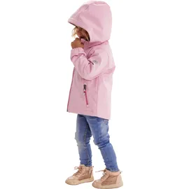 KILLTEC Kinder Softshelljacke Softshell Jacke mit Kapuze Mini Softshelljacke wasserabweisend 00435-hellrosa 98/104