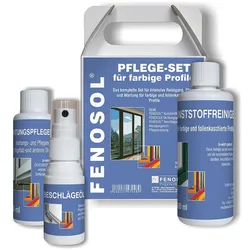 Fenosol Kunststofffenster Kunststoffreiniger Mini-Pflegeset farbig PVC-DEKOR