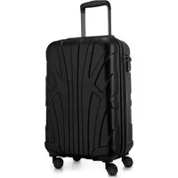 Suitline Handgepäck Koffer 4-Rollen Cabin 55 cm / 34 l schwarz