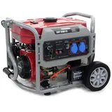 GeoTech Pro GGP 3500 ES - Benzin-Stromerzeuger mit Rädern und AVR-Regelung 3 kW - Dauerleistung 2.8 kW - 230V