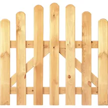 Tetzner & Jentzsch Hochbogen Zauntor 100 x 95 cm Grün/Holz