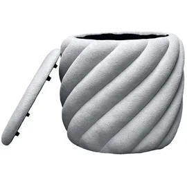 lookway Pouf 42 x 41 x 42 cm Grau