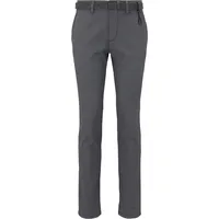Tom Tailor Structured Straight Chino Hosen Anthra Dobby Yarn