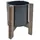 Spetebo Pflanztopf 20 x 20 cm Grau