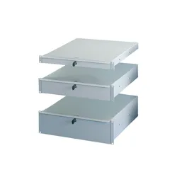 SCHROFF 19-Schubfach - SCHUBFACH 19" 2HE RAL7035"