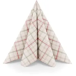 Airlaid Serviette Bente, 40 x 40 cm, 50 Stück - Mank - Streifen Linien Striche