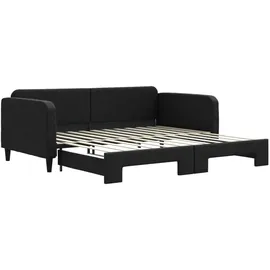 vidaXL Tagesbett 100 x 200 cm Schwarz