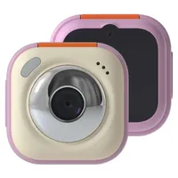 ZELURXX Kinderkamera Digitalkamera 48MP 1080P 2,4 Zoll Kinder Fotoapparat mit 32GB Speicherkarte Lernkarten Spiele für Kinder 3-12 Jahre Lila - Lila