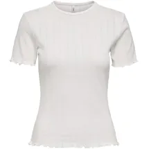 Only ONLTENNA O-NECK S/S TOP JRS NOOS Weiß XS