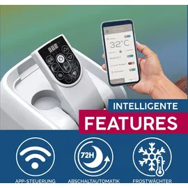 Lay-Z Spa Lay-Z-Spa WLAN-Whirlpool Vancouver AirJet Plus Ø 155 x 60 cm