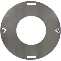 Grillpeter Feuerplatte D 60 cm Grillplatte für Feuertonne Planchaplatte Stahl 6 mm
