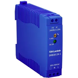 TDK-Lambda DRB30-24-1 Hutschienen-Netzteil (DIN-Rail) 24 V/DC 1.25 A 30 W Anzahl Ausgänge:1 x Inhalt 1 St.