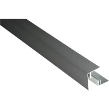 KOVALEX Alu-Abschlussleiste eloxiert für Alu-Unterkonstruktion 45 x 59 x 2500 mm