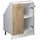 Vicco Rion Dachschrägenschrank 60 x 46 x 81,6 cm Artisan-Eiche/Weiß