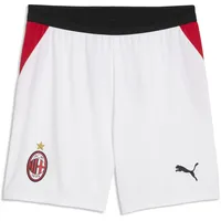 Puma Sporthose "AC Milan 26/27 Shorts Herren", Gr. S, Normalgrößen, weiß for all time rot, Obermaterial: 100% Polyester. Besatz: 12% Elasthan, 88% Polyester. Einsatz: 100% Polyester, regular fit, Hosen Sporthose