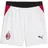 Puma Sporthose "AC Milan 26/27 Shorts Herren", Gr. S, Normalgrößen, weiß for all time rot, Obermaterial: 100% Polyester. Besatz: 12% Elasthan, 88% Polyester. Einsatz: 100% Polyester, regular fit, Hosen Sporthose