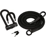 tex-lock Eyelet U/X-Lock Gr.160 - Fahrradschloss - Schwarz