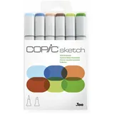 Copic Sketch Set Earth Essentials 6 Stück