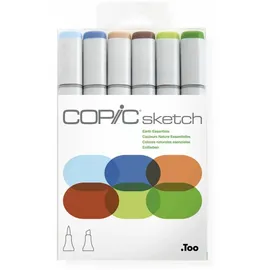 Copic Sketch Set Earth Essentials 6 Stück