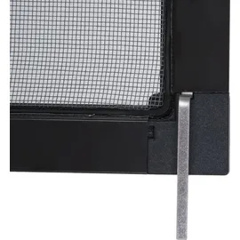 Estexo Fliegengitter Insektenschutz Tür 236 x 240 cm Braun/Grau/Schwarz