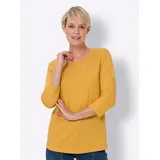 Classic Basics Sieh an! 3/4-Arm-Shirt in ocker | Gr.: 42