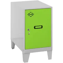 simonlocker montadas SimonRack Spind, Metall, Grau/grün