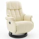 MCA Furniture CALGARY COMFORT Relaxsessel Fernsehsessel L manuell - versch. Farben - Creme/Schwarz