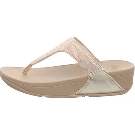 FitFlop Lulu Crystal Embellished Toe-Post Sandals, Latte beige 42 EU