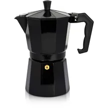 Krüger Espressokanne Italiano 3 Tassen Schwarz