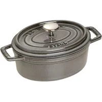 Staub Cocotte, Pfanne + Kochtopf, Grau