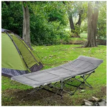 Outsunny Campingliege Hellgrau